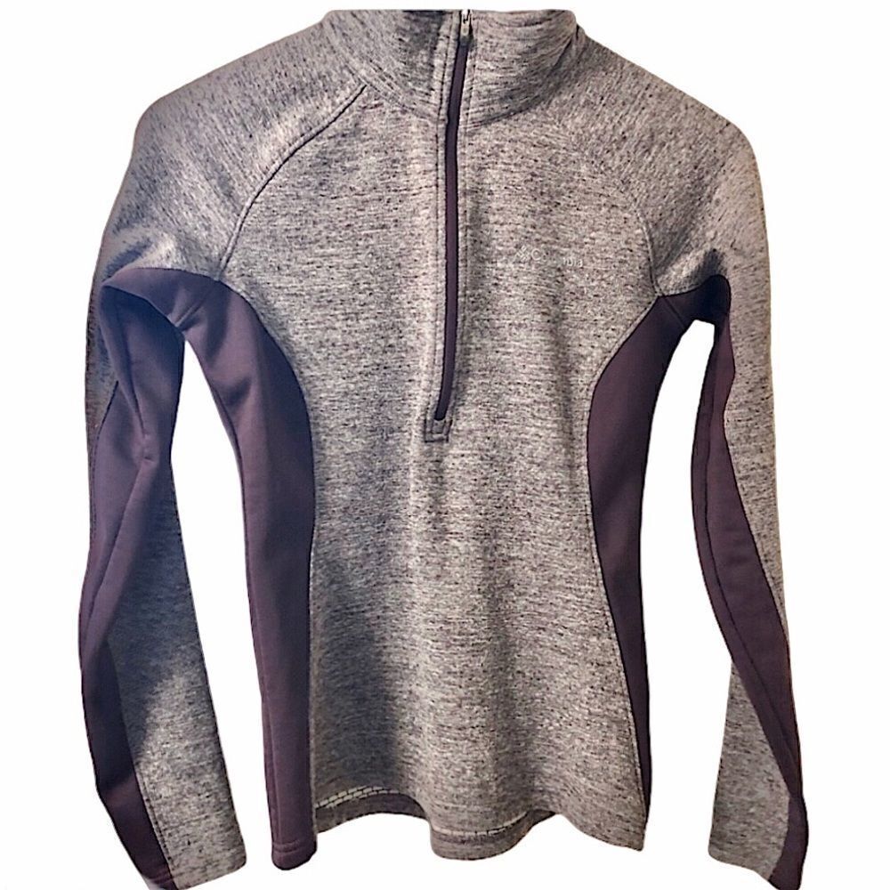Women’s Columbia quarter zip purple lavender hoodie pullover sweater jacket-S